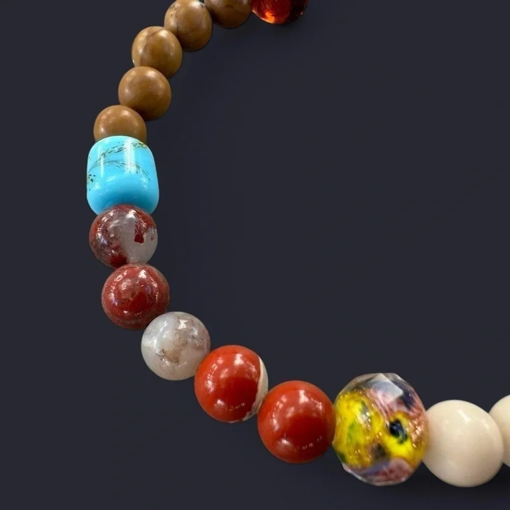 Mixed Bead Bracelet 6mm